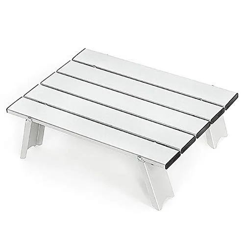 Cikuso Ultralight Tafel Outdoor Vouwen Draagbare Tafel Picknick Tafellamp Aluminium Reizen Tafel Voor Wild Camping
